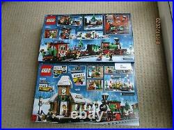 Lego Creator -10254 & 10259 Winter Holiday Train & Village Station BNIFSB