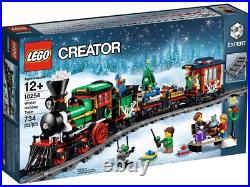 Lego Creator Winter Holiday Train 10254 Building Kit 734 Pcs Factory Sealed New