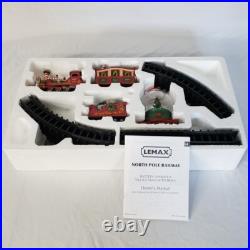 Lemax Santas Wonderland Collection North Pole Railway Train Set Christmas #74223