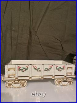 Lenox Holiday Junction 3-Piece Porcelain Train Set 24K Gold Trim Mint Condition