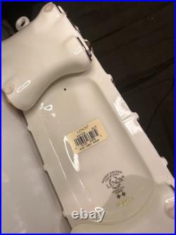 Lenox Holiday Junction 3-Piece Porcelain Train Set 24K Gold Trim Mint Condition