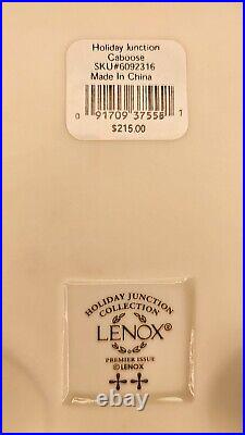 Lenox Holiday Junction Collection Complete Train Set With Boxes
