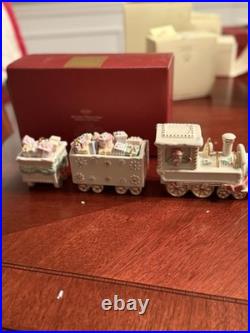 Lenox Holiday Traditions Christmas Train 3 Pc Set BRAND NEW IN BOX COA