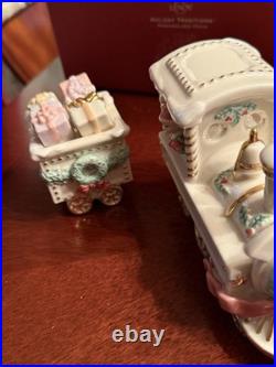 Lenox Holiday Traditions Christmas Train 3 Pc Set BRAND NEW IN BOX COA