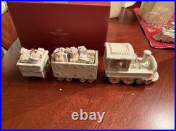 Lenox Holiday Traditions Christmas Train 3 Pc Set BRAND NEW IN BOX COA