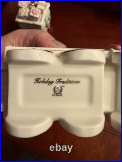 Lenox Holiday Traditions Christmas Train 3 Pc Set BRAND NEW IN BOX COA