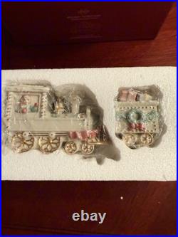 Lenox Holiday Traditions Christmas Train 3 Pc Set BRAND NEW IN BOX COA