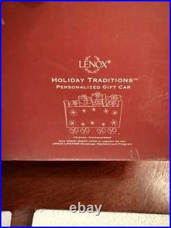 Lenox Holiday Traditions Christmas Train 3 Pc Set BRAND NEW IN BOX COA