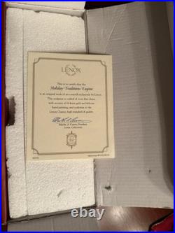 Lenox Holiday Traditions Christmas Train 3 Pc Set BRAND NEW IN BOX COA