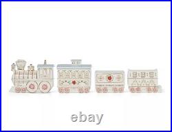 Lenox Village Christmas Porcelain Train Serving Set
