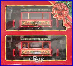 Lgb 20355 Season's Greetings Christmas Train Trolley/tram Set. G Scale # Ltd. Ed