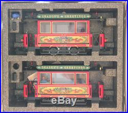 Lgb 20355 Season's Greetings Christmas Train Trolley/tram Set. G Scale # Ltd. Ed