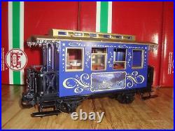 Lgb 72305 Blue Christmas Passenger Train Set Of 3 Pcs Nib No Track & Transformer