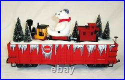 Lgb Coca Cola Christmas Holiday G Scale Train Set Lgb Tracks Piko Transformer