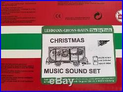 Lgb Special Christmas Music Train Set 3 X Bonus! No Plug In Necessary