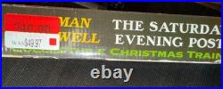 Life-Like H. O. Scale Norman Rockwell Saturday Evening post Christmas Train Set N