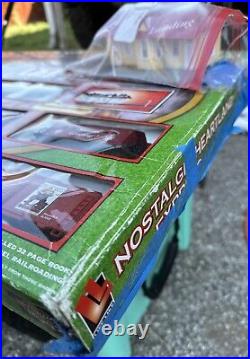 Life-Like Trains HO Scale Gauge Saturday Evening Post Christmas Train Set