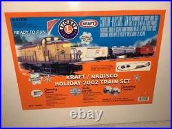 Limited Edition Lionel Train Set Kraft Nabisco Holiday with Track -2002 NEW