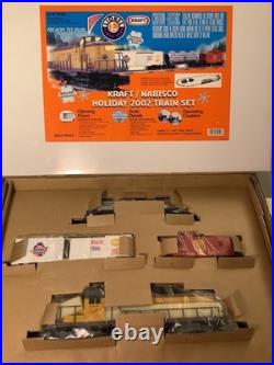 Limited Edition Lionel Train Set Kraft Nabisco Holiday with Track -2002 NEW