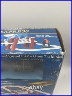 Lionel 11371 Polar Express Little Lines Train Set W Remote Control & Sound. Nib