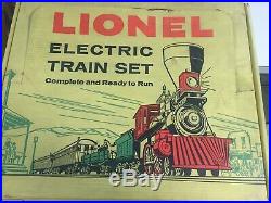 Lionel #1612 General Train Set In Original Display Box From Christmas 1959