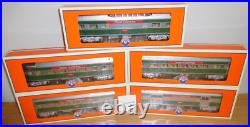 Lionel 2427880 to 920 Christmas Streamlined 5 Car Passenger Set Train O Gauge Lionel 2427880 to 920 Christmas Streamlined 5 Car Passenger Set Train O Gauge