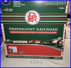 Lionel 2523120 LC Christmas Peppermint RR Train Set LVC O MIB New 2025 Seal Lionel 2523120 LC Christmas Peppermint RR Train Set LVC O MIB New 2025 Seal