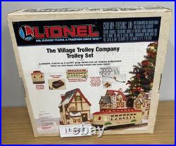 Lionel 6-11809 Christmas Village Motorized Trolley Set Train O-27 Gauge Track