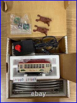 Lionel 6-11809 Christmas Village Motorized Trolley Set Train O-27 Gauge Track