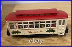 Lionel 6-11809 Christmas Village Motorized Trolley Set Train O-27 Gauge Track