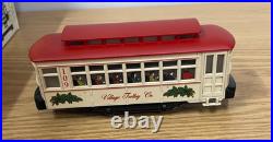 Lionel 6-11809 Christmas Village Motorized Trolley Set Train O-27 Gauge Track
