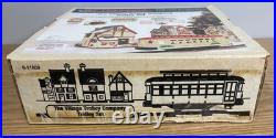 Lionel 6-11809 Christmas Village Motorized Trolley Set Train O-27 Gauge Track