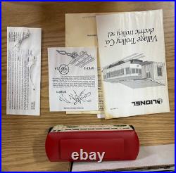 Lionel 6-11809 Christmas Village Motorized Trolley Set Train O-27 Gauge Track