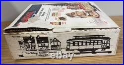 Lionel 6-11809 Christmas Village Motorized Trolley Set Train O-27 Gauge Track