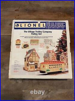 Lionel 6-11809 The Village Trolley Christmas Train Set/Box