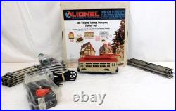 Lionel 6-11809 Village Trolley SET complete for D56 /any Christmas Holiday villg