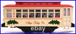 Lionel 6-11809 Village Trolley SET complete for D56 /any Christmas Holiday villg