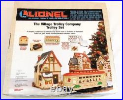 Lionel 6-11809 Village Trolley SET complete for D56 /any Christmas Holiday villg