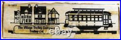 Lionel 6-11809 Village Trolley SET complete for D56 /any Christmas Holiday villg
