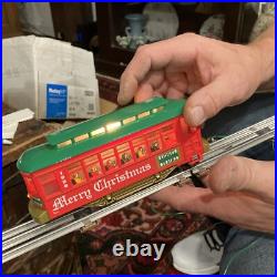 Lionel 6-11981 Christmas Holiday Motorized Trolley Set Train O-27 Track Gauge