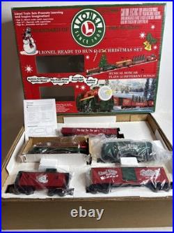 Lionel 6-21944 O27 Gauge Christmas Train Set With Musical Boxcar Please Read