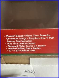 Lionel 6-21944 O27 Gauge Christmas Train Set With Musical Boxcar Please Read