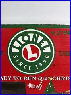Lionel 6-21944 O27 Gauge Christmas Train Set With Musical Boxcar Please Read