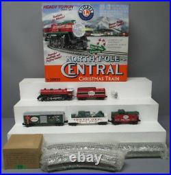 Lionel 6-30020 North Pole Central Christmas O Gauge Steam Train Set EX/Box