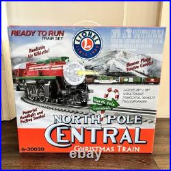 Lionel 6-30020 North Pole Central Christmas Train Set O Gauge Tested Smoke Music