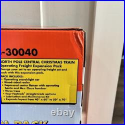 Lionel 6-30020 North Pole Central Christmas Train Set O Gauge Tested Smoke Music