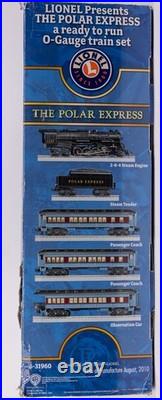 Lionel 6-31960 Polar Express O Gauge Train Set CW-80 Transformer Tested Works