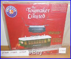 Lionel 6-83694 Christmas Toymaker Motorized Trolley Set Train O Gauge Fastrack