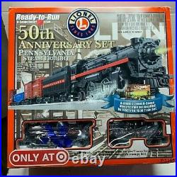 Lionel 7-11087 50th Anniversary Pennsylvania Steam Freight Train Set NEW in box