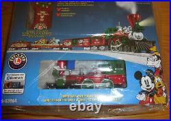 Lionel 83964 Disney Christmas Mickey's Holiday Lionchief Steam Train Set O Gauge